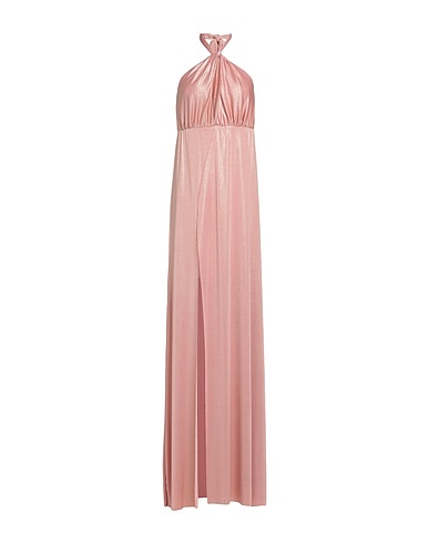 DISTRICT by MARGHERITA MAZZEI Vestito lungo Oro rosa 92% Poliestere, 8% Elastan