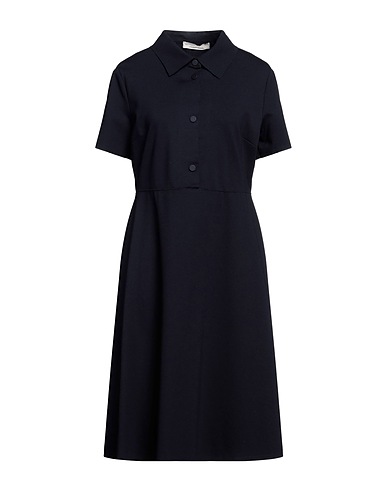 LIVIANA CONTI Midi dress Midnight blue 68% Viscose, 27% Polyamide, 5% Elastane