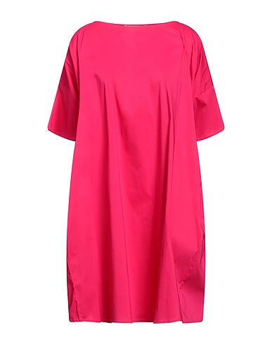 LIVIANA CONTI Kurzes Kleid Fuchsia 68% Baumwolle, 28% Polyamid, 4% Elastan