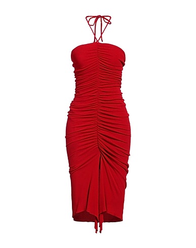 ALEXANDRE VAUTHIER Tubino Rosso 68% Viscosa, 32% Poliammide
