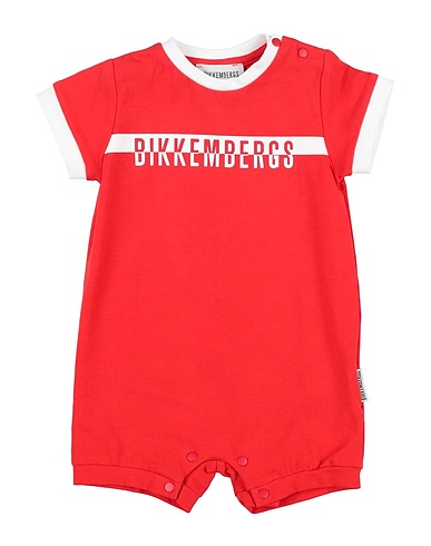 BIKKEMBERGS Tutina Baby  Rosso 95% Cotone, 5% Elastan