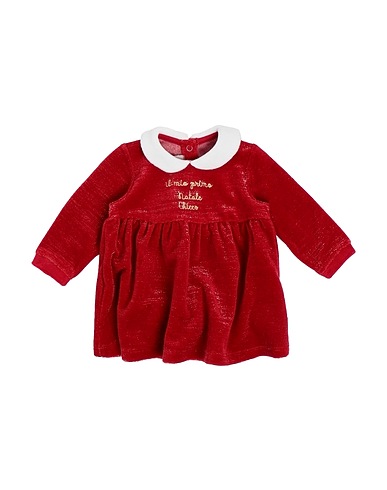 CHICCO Vestido para bebé  Red 49% Cotton, 37% Polyester, 14% Metallic fiber