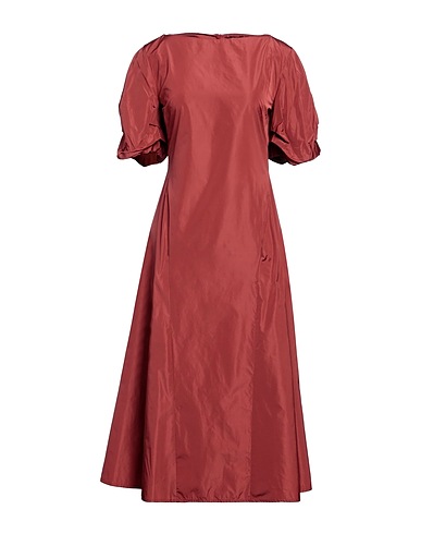 LIVIANA CONTI Midi dress Brick 100% Polyester
