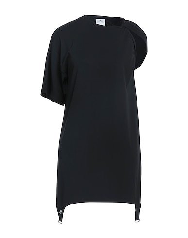 COURRÈGES Short dress NERO 95% Viscose, 5% Elastane