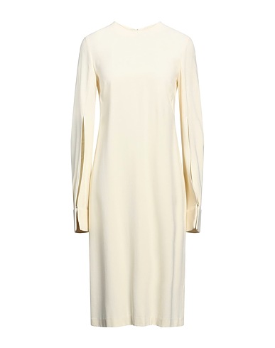 LIVIANA CONTI Vestito midi Panna 53% Viscosa, 47% Acetato