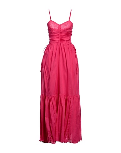 MARANT ÉTOILE Long dress Fuchsia 100% Cotton