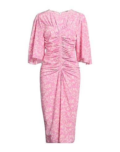 ISABEL MARANT Midi dress Pink 91% Silk, 9% Elastane