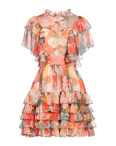 COPURS by DERYA COPUR Kurzes Kleid Orange 100% Polyester