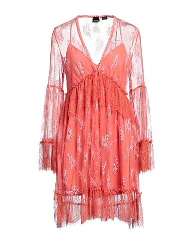 PINKO Short dress Coral 55% Viscose, 45% Polyamide