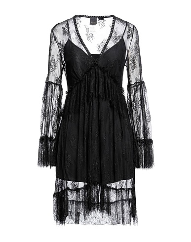 PINKO Короткое платье NERO 55% Вискоза, 45% Полиамид