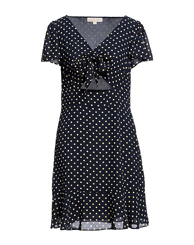 MICHAEL MICHAEL KORS Short dress Midnight blue 55% Recycled polyester, 45% Polyester