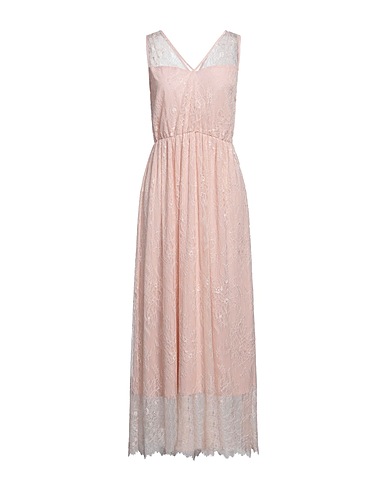 TWINSET Long dress Pink 100% Polyamide