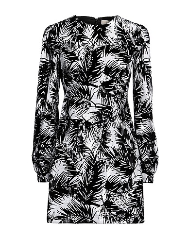 MICHAEL MICHAEL KORS Short dress Black 55% Recycled polyester, 45% Polyester, Terylene