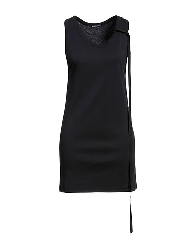 ANN DEMEULEMEESTER Sheath dress Black 100% Cotton