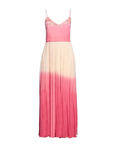 TWINSET Langes Kleid Rosa 100% Viskose
