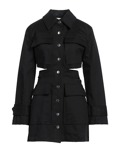A.L.C. Shirt dress Black 95% Cotton, 5% Elastane