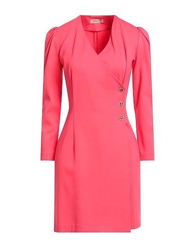 TWINSET Kurzes Kleid Koralle 68% Viskose, 27% Polyamid, 5% Elastan