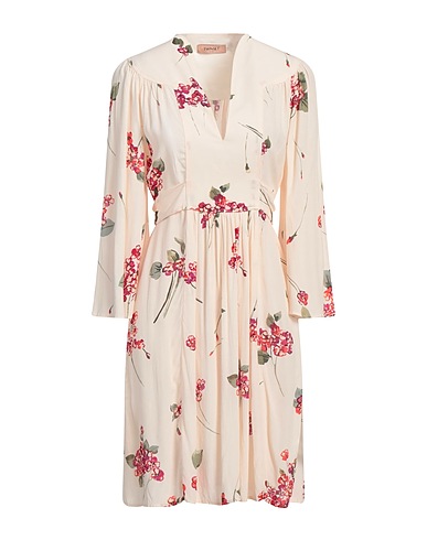 TWINSET Short dress Beige 100% Viscose
