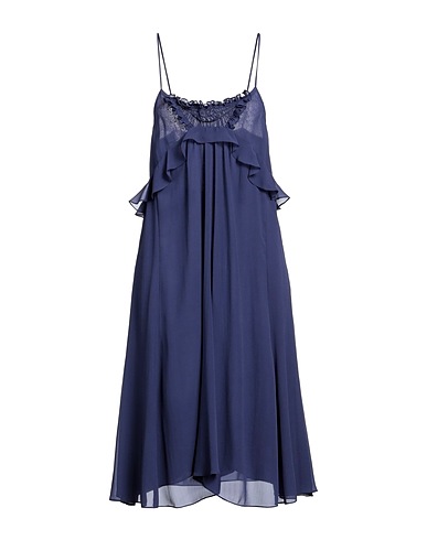 ISABEL MARANT Midi dress Navy blue 100% Silk