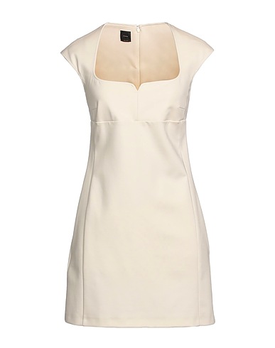 PINKO Short dress Ivory 65% Viscose, 30% Polyamide, 5% Elastane
