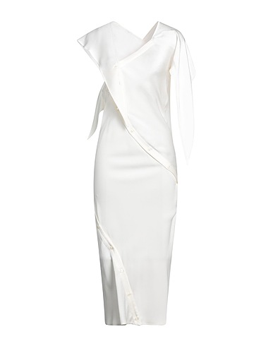 SETCHU Long dress Ivory 55% Viscose, 45% Acetate