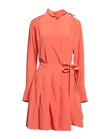 VICTORIA, VICTORIA BECKHAM Kurzes Kleid Lachs 100% Polyester, Perlmutt