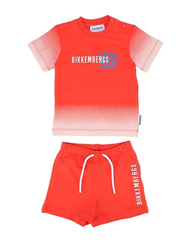 BIKKEMBERGS Baby co-ord  Tomato red 95% Cotton, 5% Elastane
