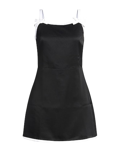 MSGM Short dress NERO 100% Viscose
