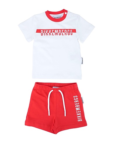 BIKKEMBERGS Baby co-ord  White 95% Cotton, 5% Elastane