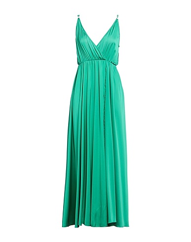 ANIYE BY Long dress Green 96% Polyester, 4% Elastane