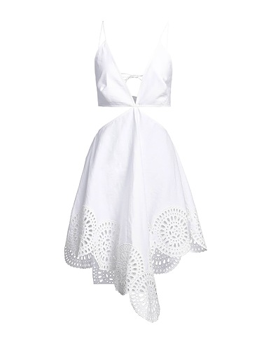 STELLA McCARTNEY Short dress White 49% Linen, 40% Cotton, 11% Polyamide