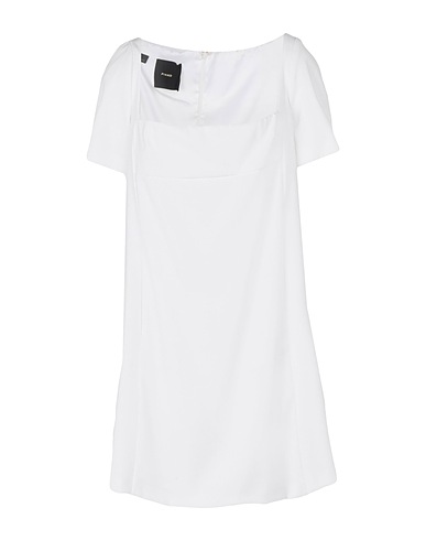 PINKO Short dress Off white 98% Polyester, 2% Elastane