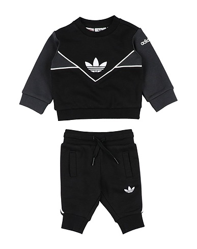 ADIDAS Conjunto para bebé  Negro 70% Algodón, 30% Poliéster reciclado