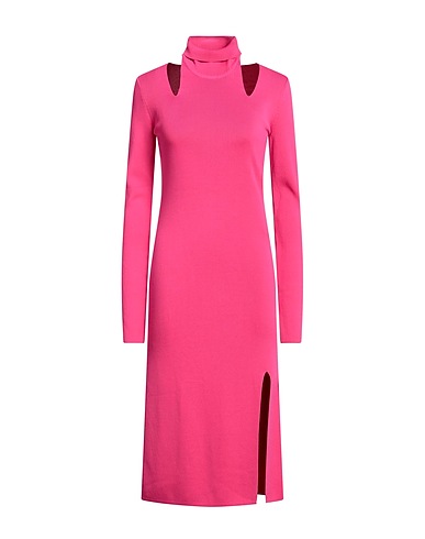 BCBGMAXAZRIA Midi dress Magenta 65% Viscose, 35% Nylon