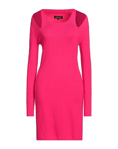 BCBGMAXAZRIA Short dress Magenta 80% Viscose, 20% Nylon