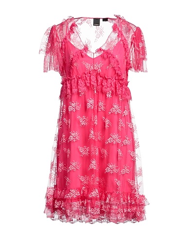 PINKO Short dress Magenta 62% Polyamide, 38% Viscose
