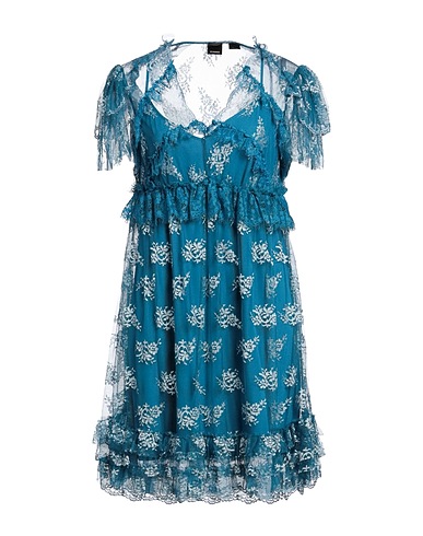 PINKO Short dress Deep teal 62% Polyamide, 38% Viscose