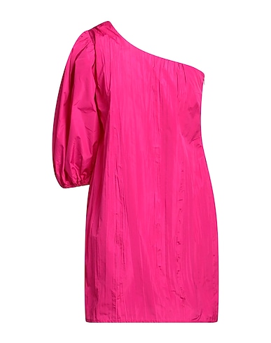 SISTE'S One-shoulder dress Magenta 100% Polyester