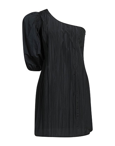 SISTE'S Vestito corto Nero 100% Poliestere