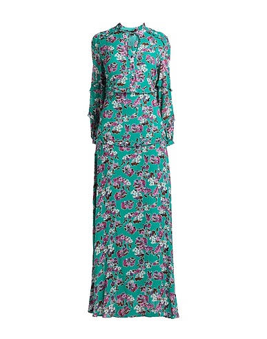 PINKO Long dress Emerald green 100% Viscose