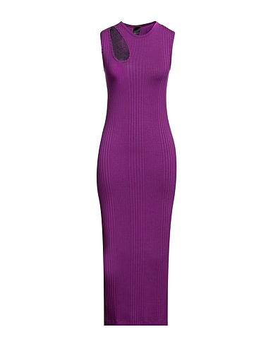 PINKO Midi dress Purple 97% Viscose, 3% Elastane