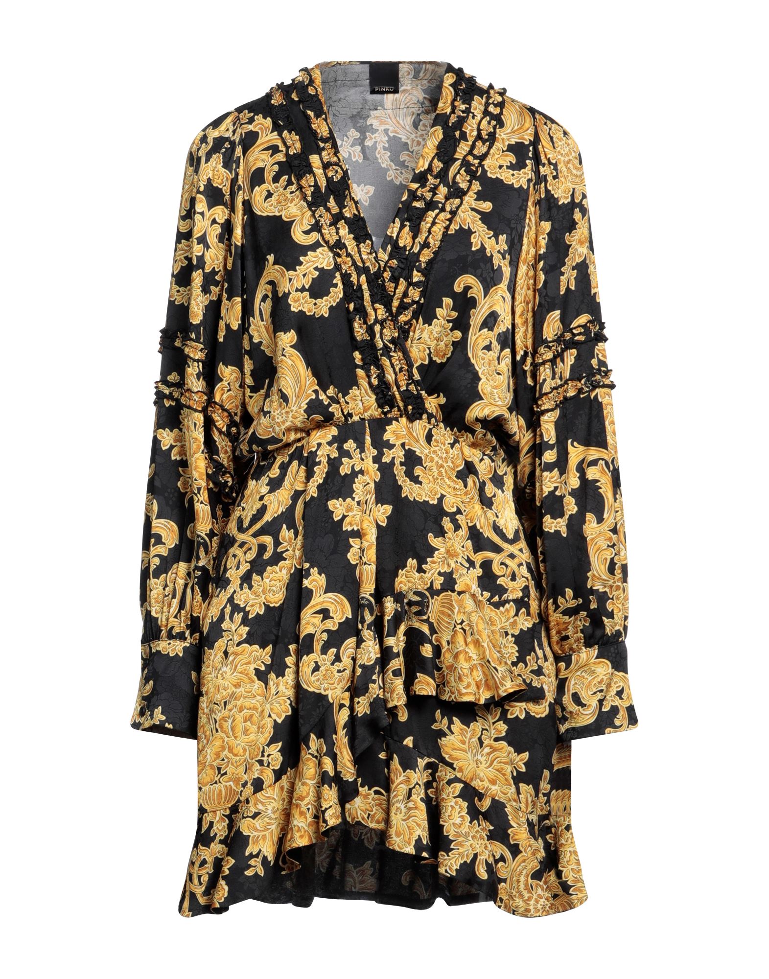 PINKO Short dress Black 100% Viscose