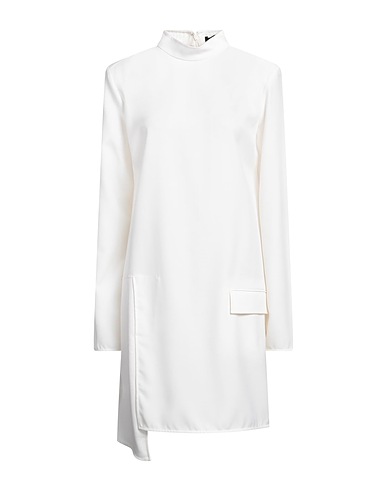 BCBGMAXAZRIA Short dress Off white 50% Wool, 50% Polyester