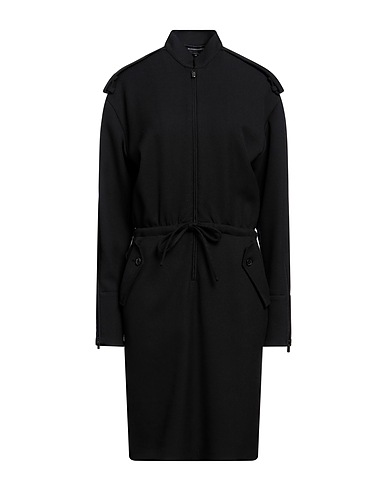 BCBGMAXAZRIA Midi dress Black 64% Polyester, 32% Viscose, 4% Elastane