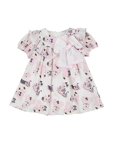 LE BEBÉ Vestido para bebé  White 97% Cotton, 3% Elastane