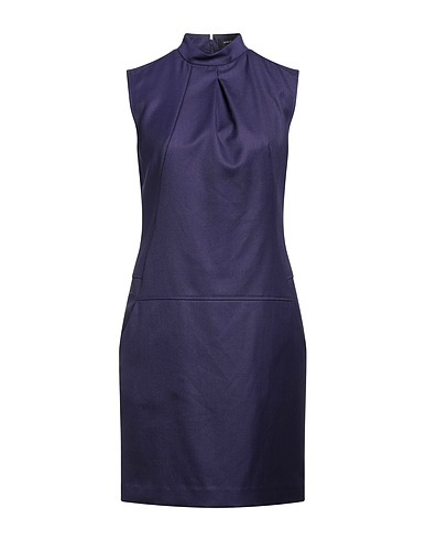 BCBGMAXAZRIA Sheath dress Dark purple 50% Wool, 50% Polyester