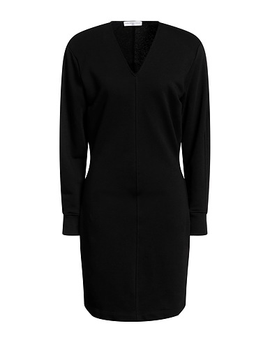 MVP WARDROBE Midi dress Black 88% Cotton, 12% Polyester