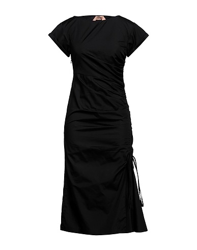 N°21 Midi dress Black 100% Cotton