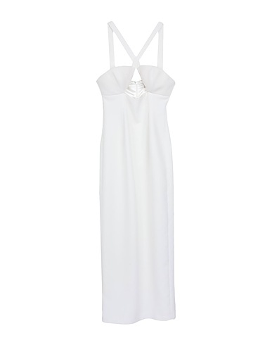 NEW ARRIVALS Long dress White 100% PES - Polyethersulfone