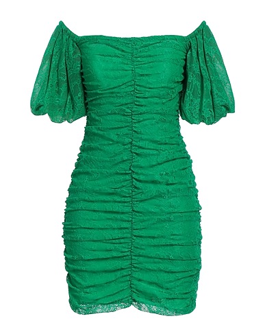 PINKO Short dress Green 88% Polyamide, 12% Elastane